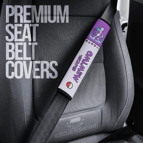 mewtwo seat belt cover custom pokemon car accessories 3x2bu