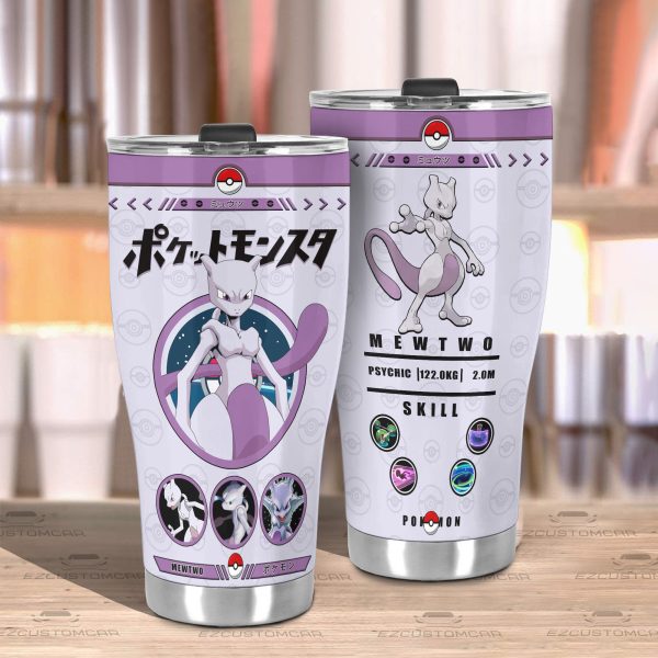 mewtwo travel mug ideal tumbler for your pokemon collections psz3c