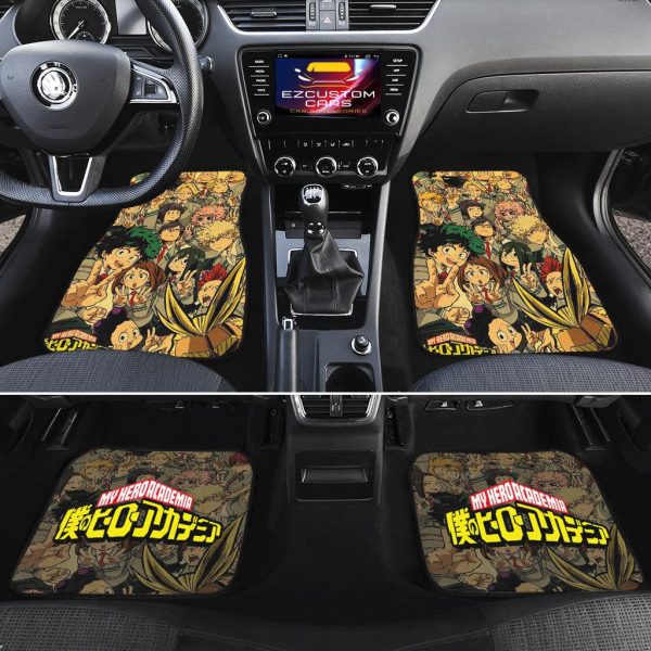mha all characters car accessories anime car floor mats ki0p9