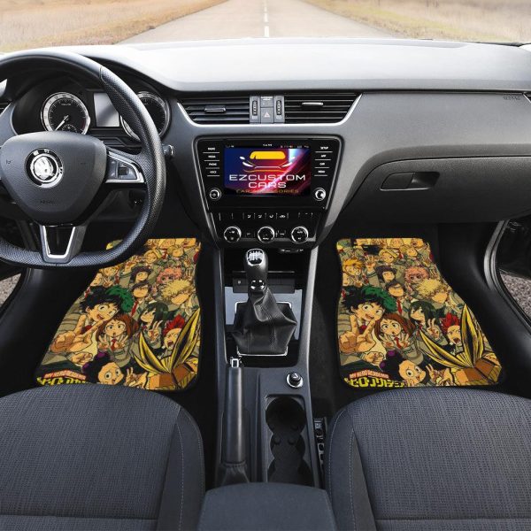 mha all characters car accessories anime car floor mats rqplv