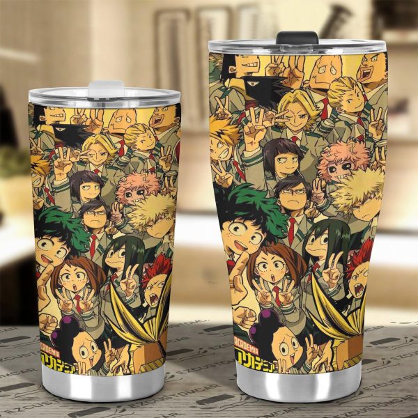 mha all characters car accessories anime car tumbler cup 5hpcx