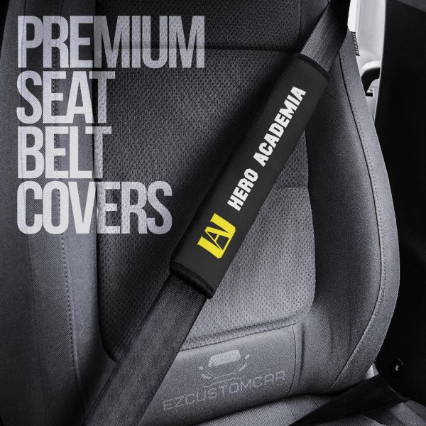 mha custom car seat belt covers perfect accessory for anime fans gwcvu