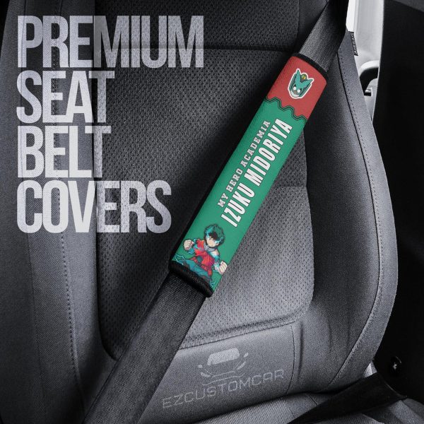 MHA Custom Car Seat Belt Covers – Perfect accessory for Anime fans!