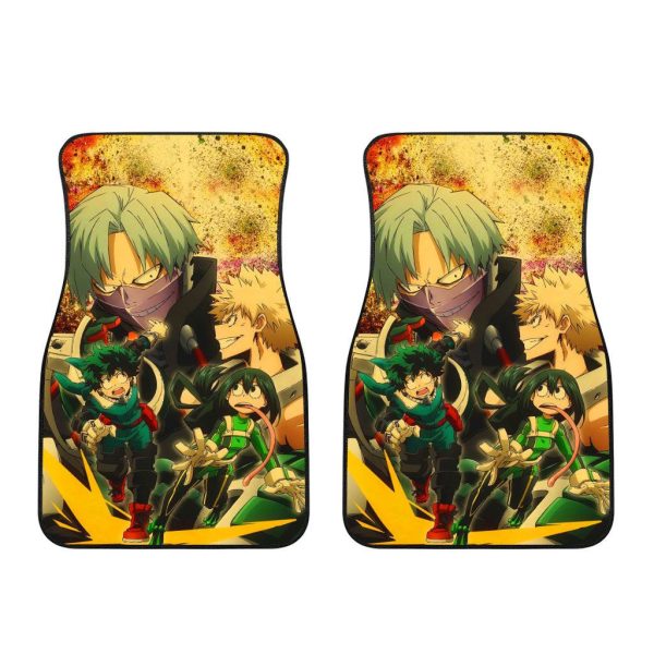mha heroes car accessories anime car floor mats ccnig