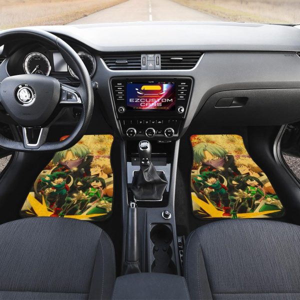 mha heroes car accessories anime car floor mats hiz3a