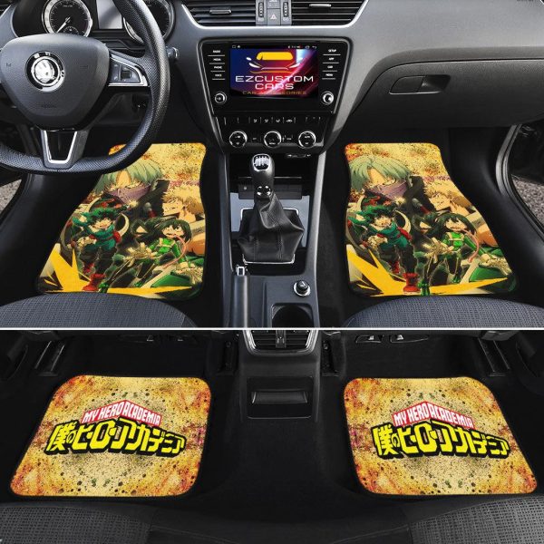 mha heroes car accessories anime car floor mats r4dn6