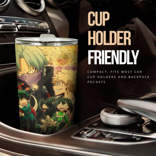 mha heroes car accessories anime car tumbler cup pspnv
