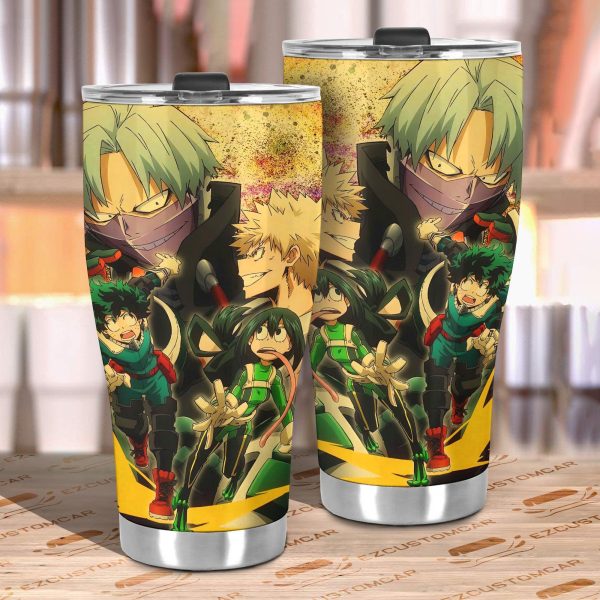 mha heroes car accessories anime car tumbler cup tokho
