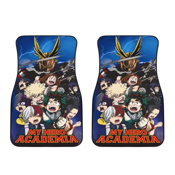 MHA Heroes x Villains Car Accessories Anime Car Floor Mats