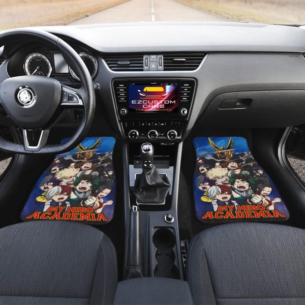 mha heroes x villains car accessories anime car floor mats y1fyc