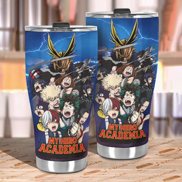 mha heroes x villains car accessories anime car tumbler cup wnn8y