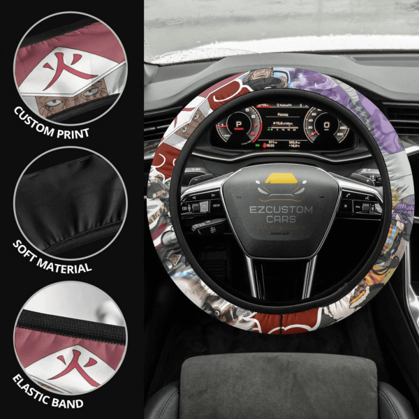 Midoriya Izuku My Hero Academia Anime Steering Wheel Cover Anime Car Accessories