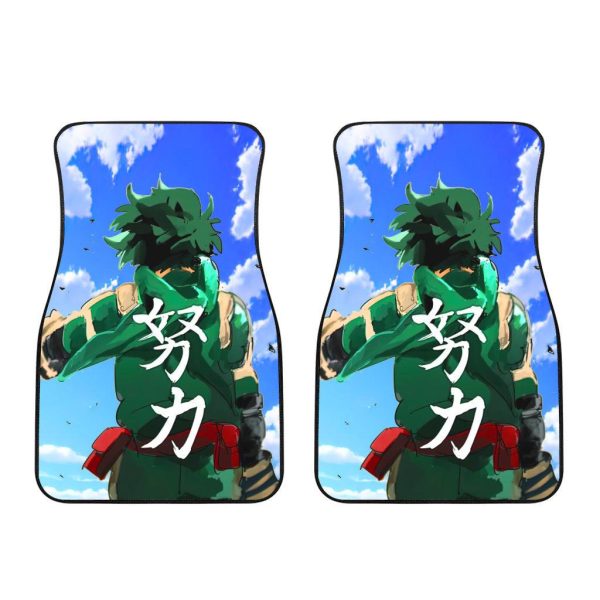 Midoriya Izuku Car Floor Mats  My Hero Academia Anime Car Accessories