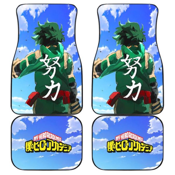 Izuku Midoriya Car Floor Mats Custom My Hero Academia Anime Car Accessories
