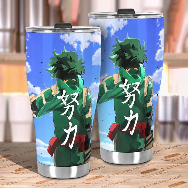 midoriya izuku car tumbler cup cutsom my hero academia anime car accessories h00qj