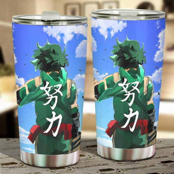 Izuku Midoriya Car Tumbler Cup Cutsom My Hero Academia Anime Car Accessories