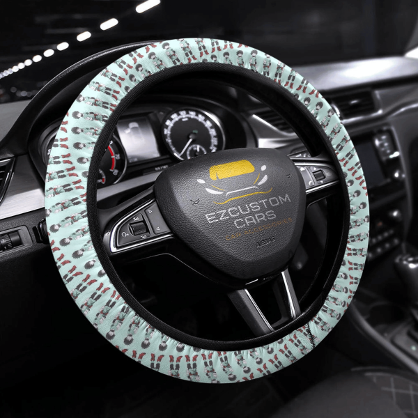Izuku Midoriya Anime Steering Wheel Cover Custom Deku Anime My Hero Academia Car Accessories