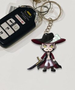 mihawk dracule keychains custom one piece anime car accessories aexxq