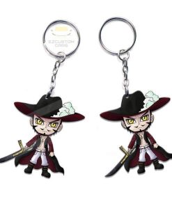 mihawk dracule keychains custom one piece anime car accessories dwvzi