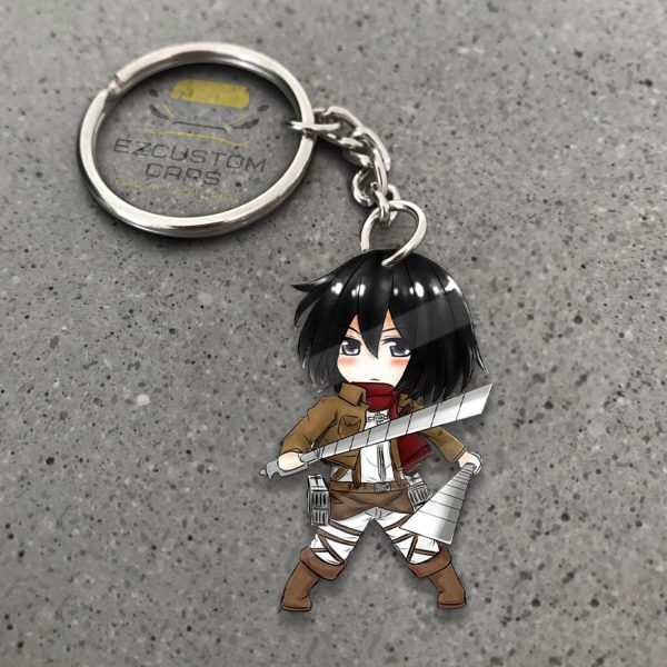 Mikasa Ackerman Keychains Attack On Titan Mikasa Ackerman Keychains Attack On Titan