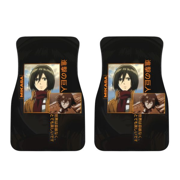 mikasa car floor mats attack on titan r7iik