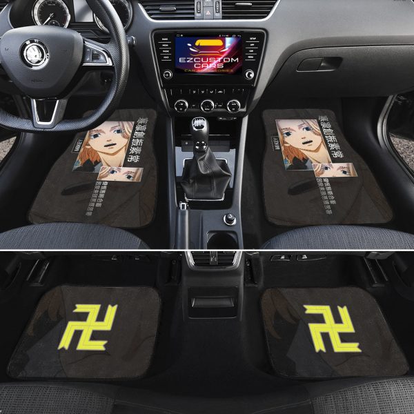 mikey car accessories custom tokyo revengers anime car floor mats ohzzn