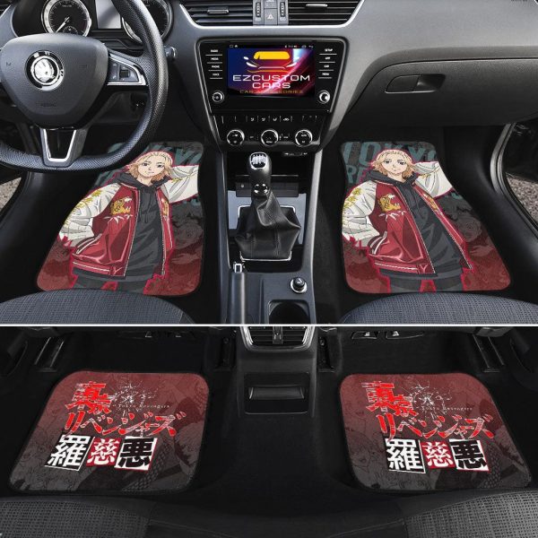 mikey car floor mats custom anime tokyo revengers car accessories 6qs8y