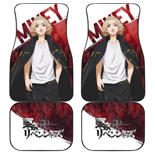 Mikey Car Floor Mats Custom Anime Tokyo Revengers Car Accessories