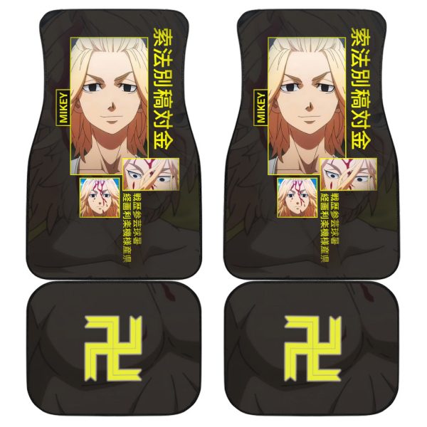 Mikey & Draken Car Floor Mats Custom Tokyo Revengers Anime Car Accessories