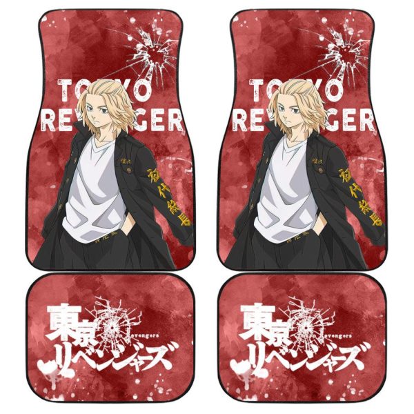 Mikey Car Floor Mats Custom Anime Tokyo Revengers Car Accessories