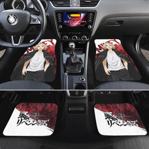 mikey car floor mats custom tokyo revengers anime car accessories rxe7y