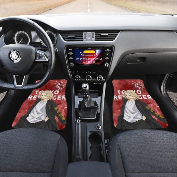 mikey car floor mats custom tokyo revengers anime car accessories spmxa