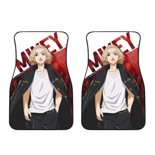 Mikey Car Floor Mats Custom Tokyo Revengers Anime Car Accessories