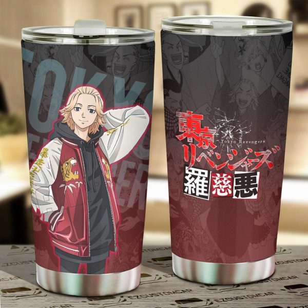Mikey Car Tumbler Cup Custom Anime Tokyo Revengers Car Accessories