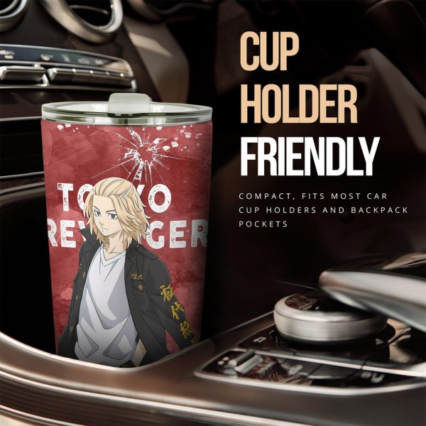 mikey car tumbler cup custom tokyo revenger anime car accessories 8kxrd