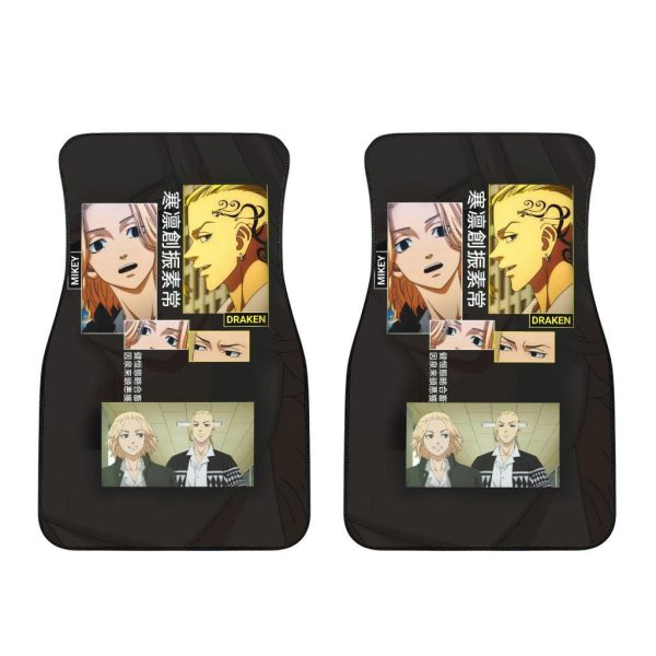 mikey draken car floor mats custom tokyo revengers anime car accessories whrsu