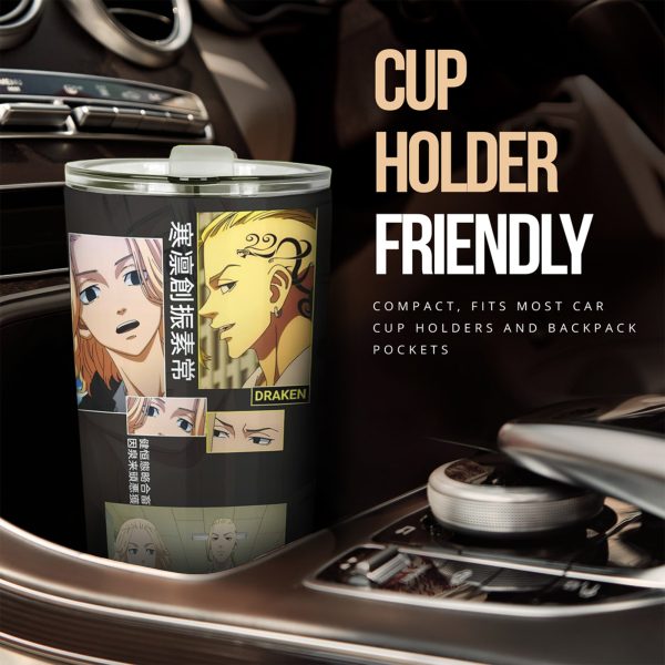 mikey draken car tumbler cup custom tokyo revenger anime car accessories 6dzr2