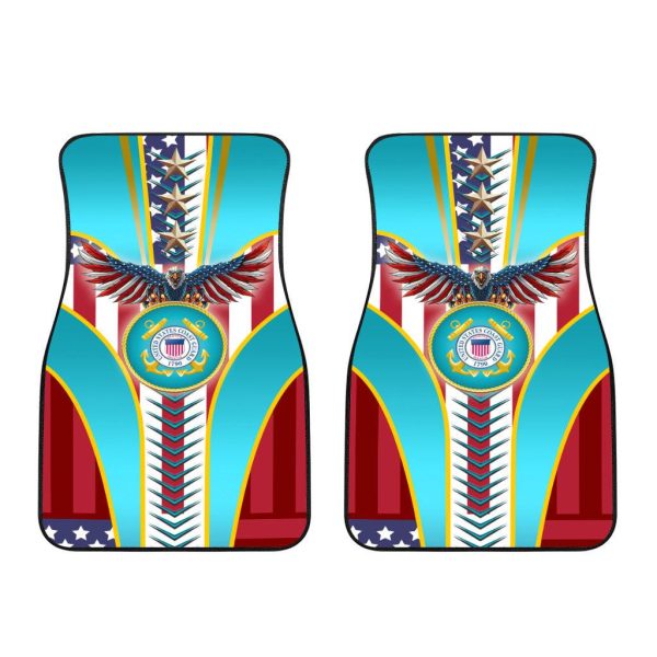 Military Car Accessories Custom Car Floor Mats Coast Guard