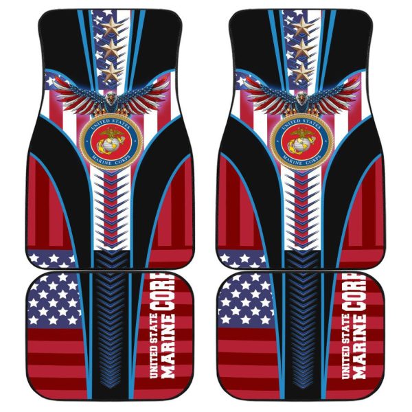 Military Car Accessories Custom Car Floor Mats Marine Corps
