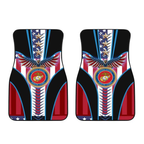 Military Car Accessories Custom Car Floor Mats Marine Corps