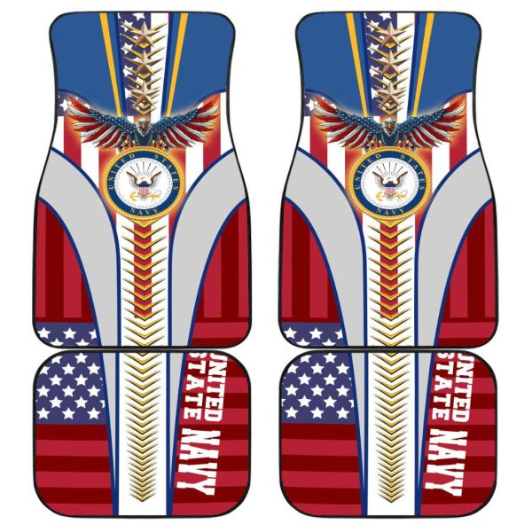 Military Car Accessories Custom Car Floor Mats Navy