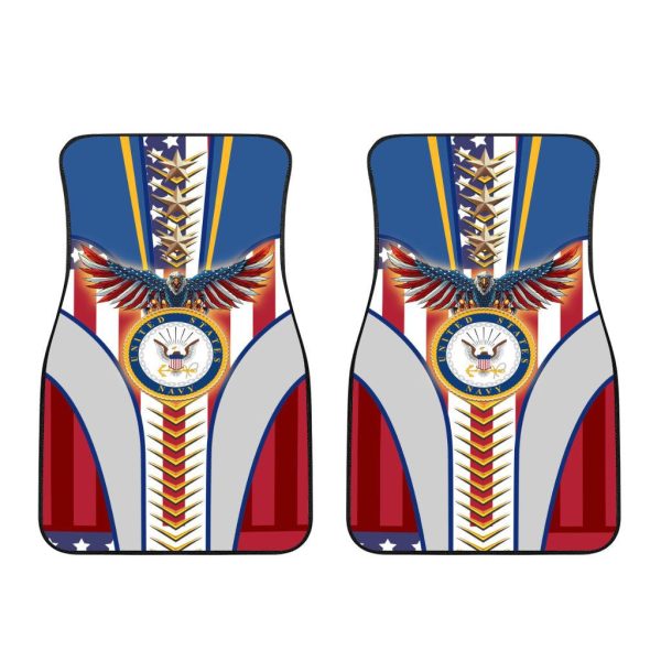 Military Car Accessories Custom Car Floor Mats Navy