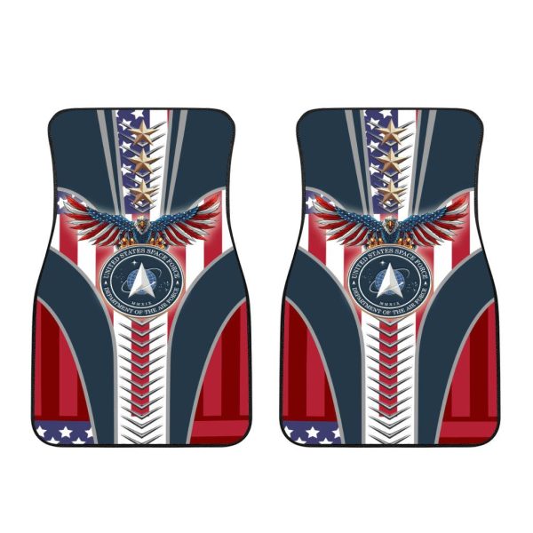 Military Car Accessories Custom Car Floor Mats Space Force