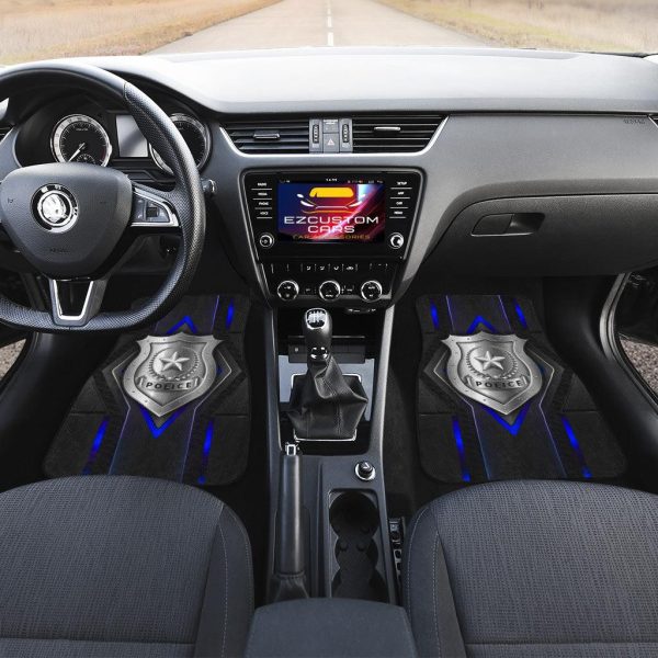 military car accessories custom car floor mats us police 2yyjn