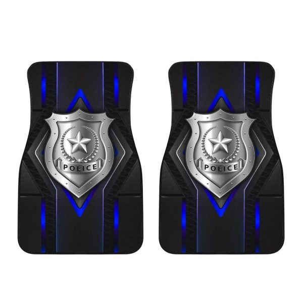 military car accessories custom car floor mats us police nq7nz