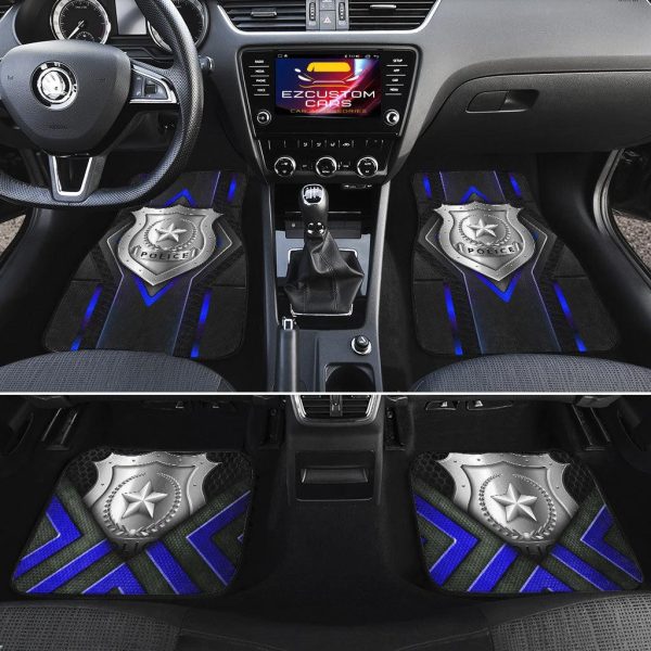 military car accessories custom car floor mats us police wtosn