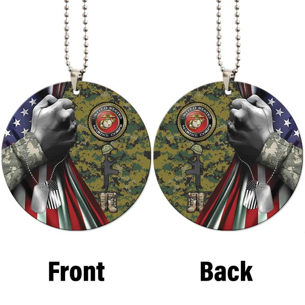 military car accessories custom car ornament marine corps pvup3
