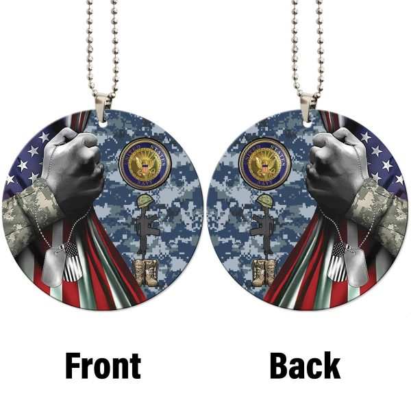 Military Car Accessories Custom Car Ornament Navy