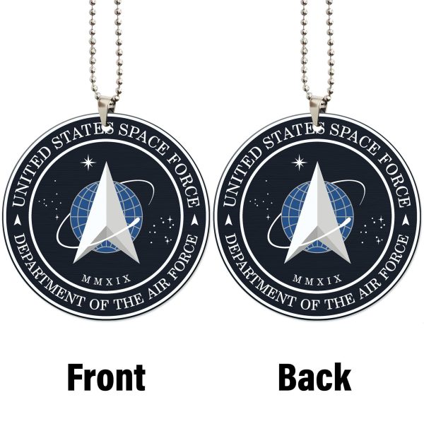 Military Car Accessories Custom Car Ornament US Space Force