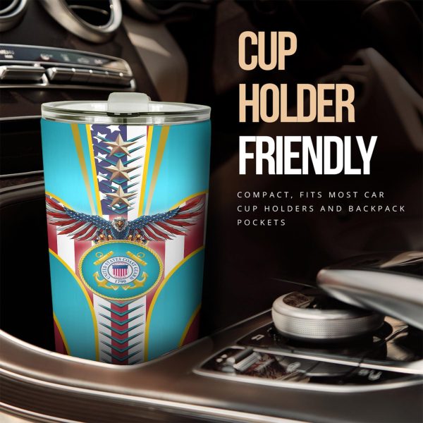 military car accessories custom car tumblers cup coast guard plp7a